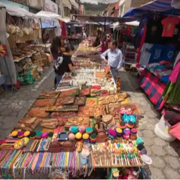 Markt von Otavalo, Ecuador