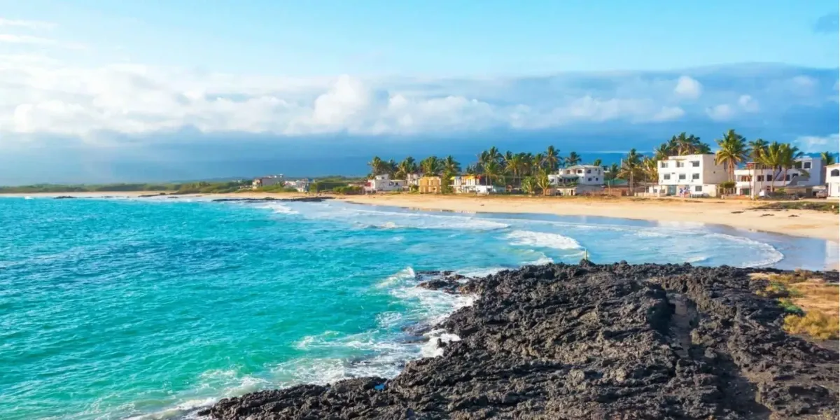 Puerto Villamil auf der Insel Isabela, Galapagos, Ecuador