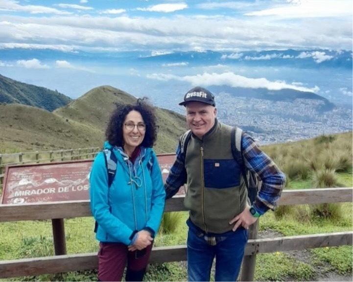 Sicht auf Quito