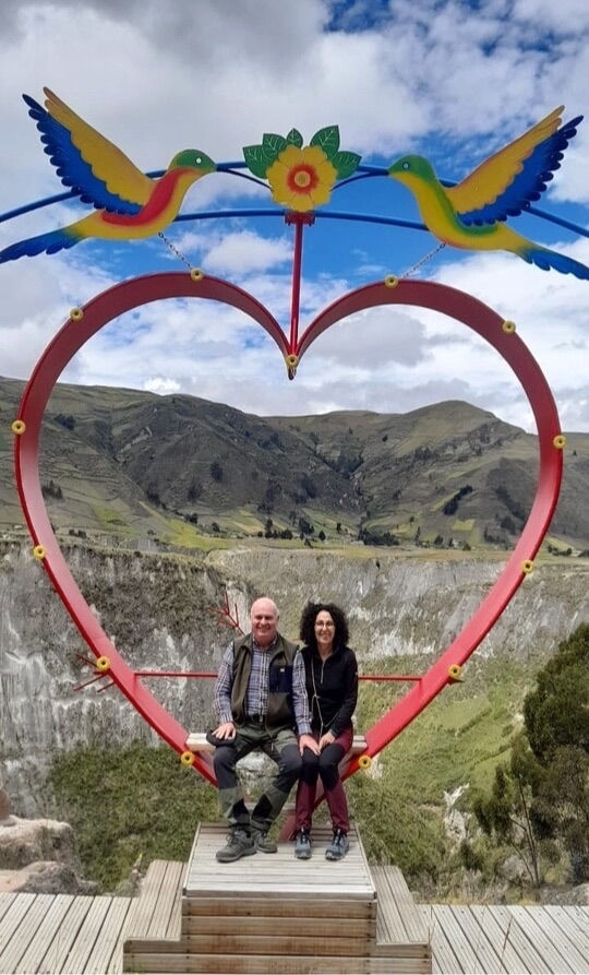 Ein Grand Canyon in Ecuador am Quilotoa