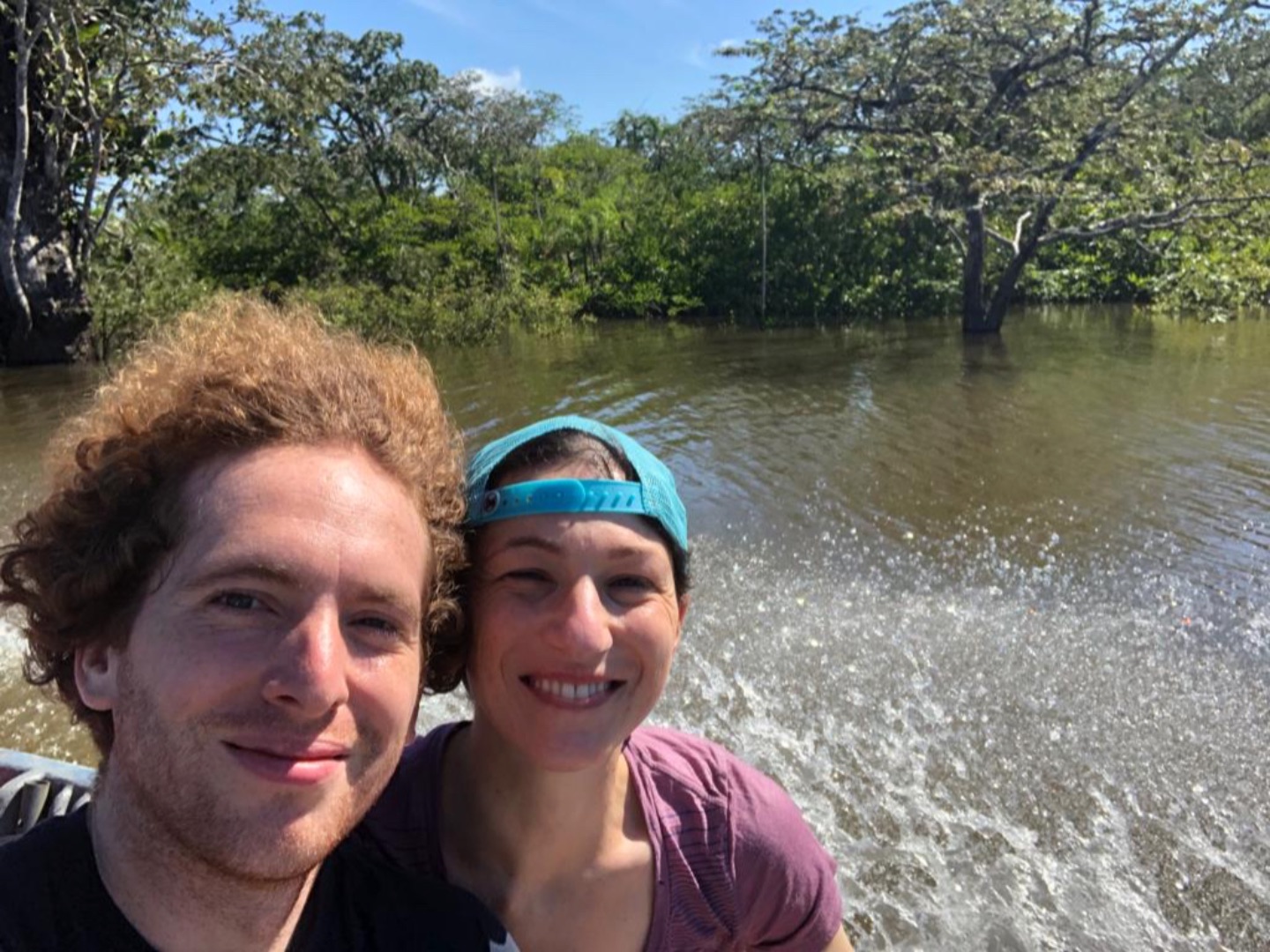 Martin und Fiona in Cuyabeno